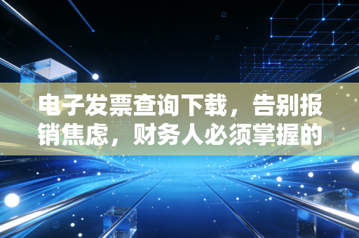 电子发票查询下载,告别报销焦虑,财务人必须掌握的数字化生存技能