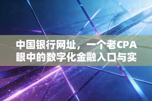 中国银行网址，一个老CPA眼中的数字化金融入口与实操避坑指南