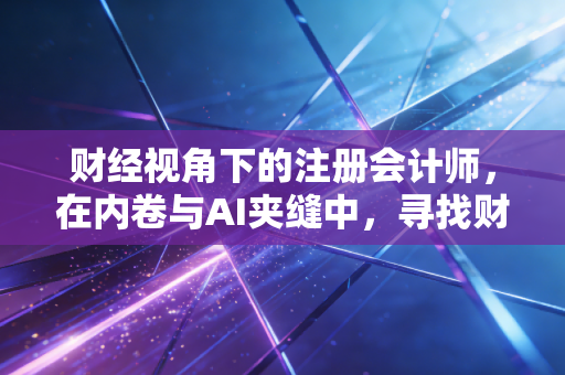 财经视角下的注册会计师，在内卷与AI夹缝中，寻找财务人的第二增长曲线