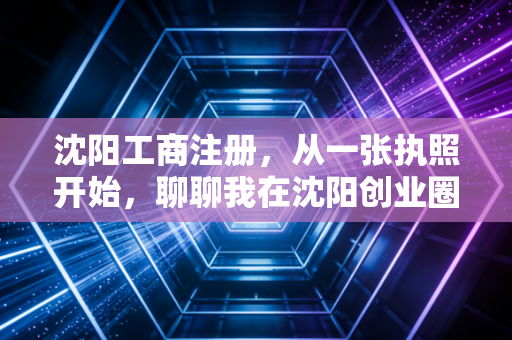 沈阳工商注册，从一张执照开始，聊聊我在沈阳创业圈看到的那些坑与路