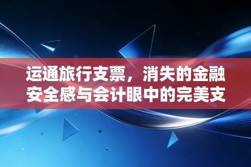 运通旅行支票，消失的金融安全感与会计眼中的完美支付闭环