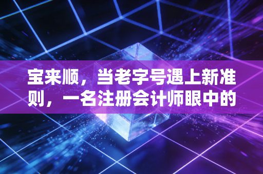 宝来顺,当老字号遇上新准则,一名注册会计师眼中的财务蜕变与坚守
