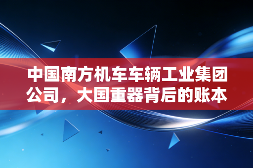 中国南方机车车辆工业集团公司,大国重器背后的账本风云与注会视角的深度复盘
