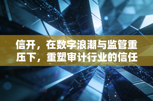 信开，在数字浪潮与监管重压下，重塑审计行业的信任基石