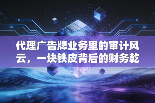 代理广告牌业务里的审计风云，一块铁皮背后的财务乾坤