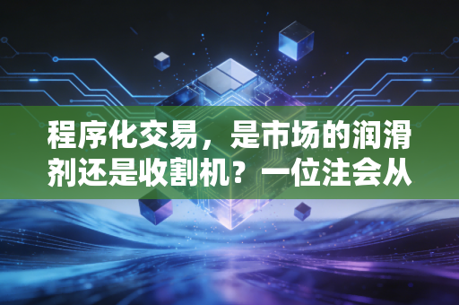 程序化交易，是市场的润滑剂还是收割机？一位注会从业者的深度观察