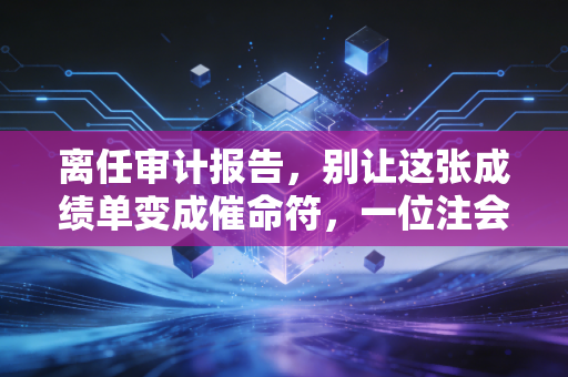离任审计报告，别让这张成绩单变成催命符，一位注会眼中的权力交接与人性博弈