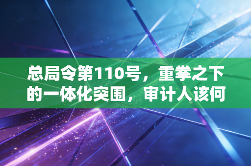 总局令第110号,重拳之下的一体化突围,审计人该何去何从?