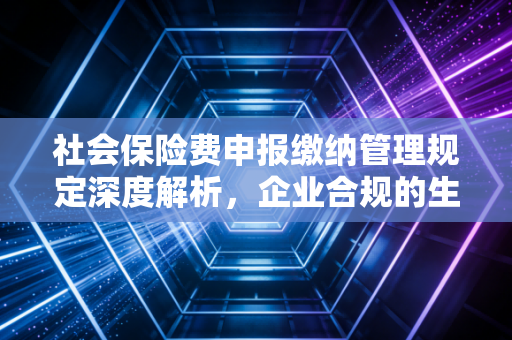 社会保险费申报缴纳管理规定深度解析,企业合规的生死线与财务人员的必修课