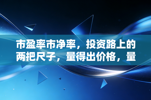 市盈率市净率，投资路上的两把尺子，量得出价格，量不出人心