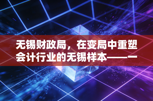 无锡财政局,在变局中重塑会计行业的无锡样本——一位注会从业者的深度观察