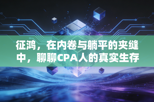 征鸿，在内卷与躺平的夹缝中，聊聊CPA人的真实生存现状与未来破局