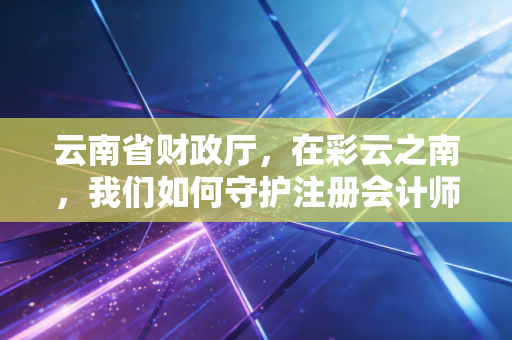 云南省财政厅，在彩云之南，我们如何守护注册会计师的初心与未来