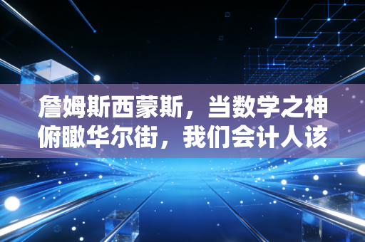 詹姆斯西蒙斯，当数学之神俯瞰华尔街，我们会计人该如何重新审视手中的数字？
