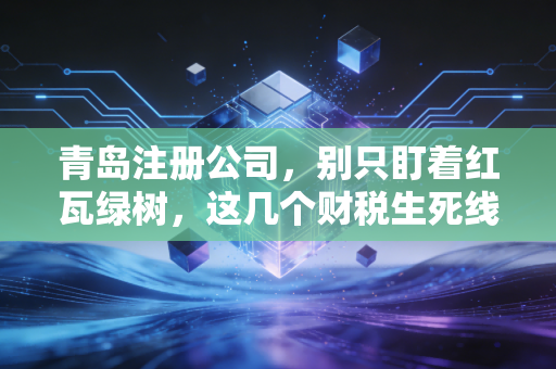 青岛注册公司,别只盯着红瓦绿树,这几个财税生死线才是创业的第一课