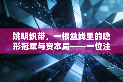 姚明织带,一根丝线里的隐形冠军与资本局——一位注会眼中的极致专注