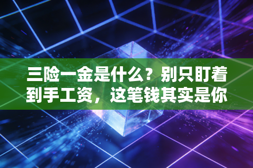 三险一金是什么？别只盯着到手工资，这笔钱其实是你隐形财富