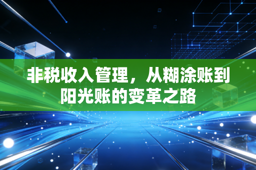 非税收入管理,从糊涂账到阳光账的变革之路