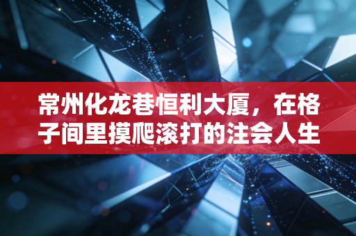 常州化龙巷恒利大厦,在格子间里摸爬滚打的注会人生,与这座城市的财务脉搏