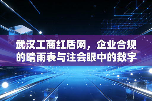 武汉工商红盾网,企业合规的晴雨表与注会眼中的数字档案室