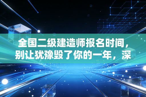 全国二级建造师报名时间,别让犹豫毁了你的一年,深度解析与备考实战指南