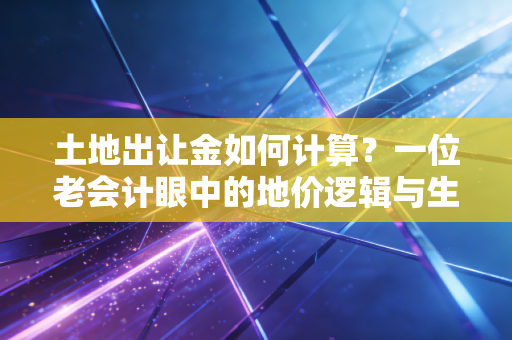 土地出让金如何计算?一位老会计眼中的地价逻辑与生活账本