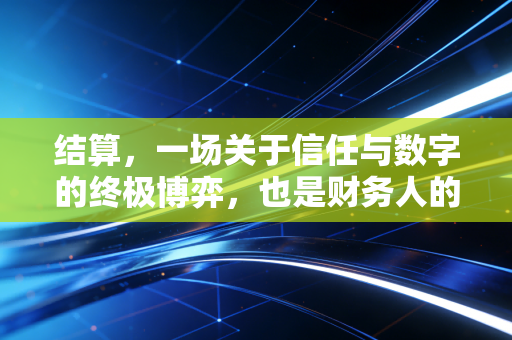 结算,一场关于信任与数字的终极博弈,也是财务人的年度修罗场