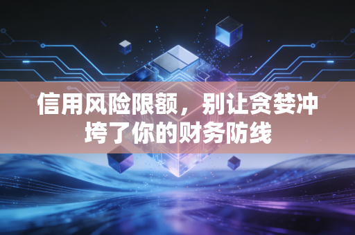 信用风险限额,别让贪婪冲垮了你的财务防线