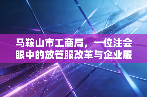 马鞍山市工商局，一位注会眼中的放管服改革与企业服务新生态