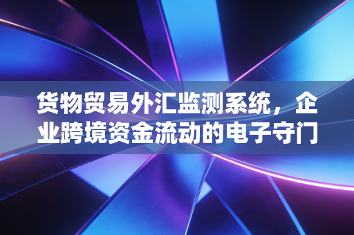 货物贸易外汇监测系统，企业跨境资金流动的电子守门人与财务人员的必修课