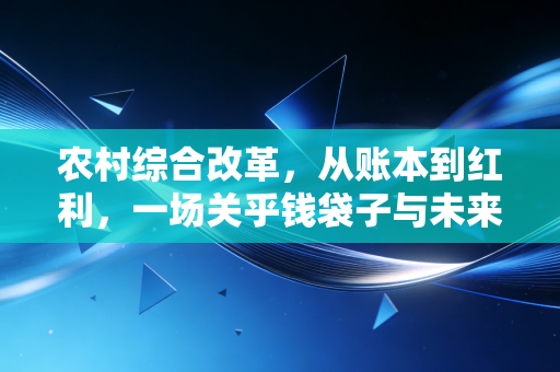农村综合改革,从账本到红利,一场关乎钱袋子与未来的深度博弈