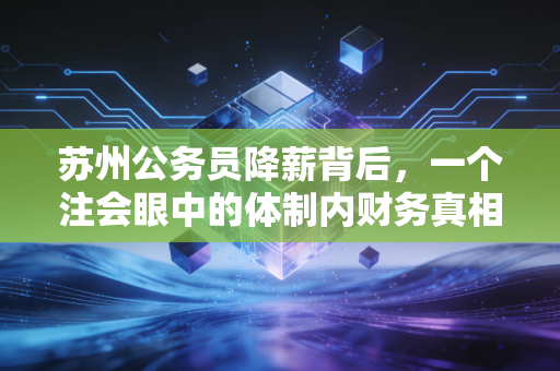 苏州公务员降薪背后，一个注会眼中的体制内财务真相与职业抉择