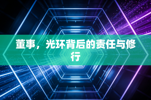 董事,光环背后的责任与修行