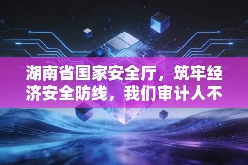 湖南省国家安全厅，筑牢经济安全防线，我们审计人不仅是看门人，更是吹哨人