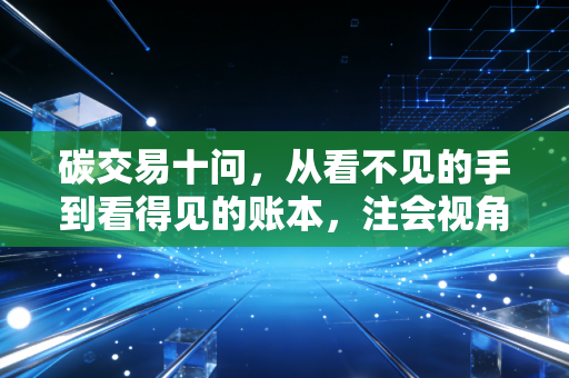 碳交易十问，从看不见的手到看得见的账本，注会视角下的绿色博弈