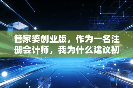 管家婆创业版，作为一名注册会计师，我为什么建议初创老板首选它？