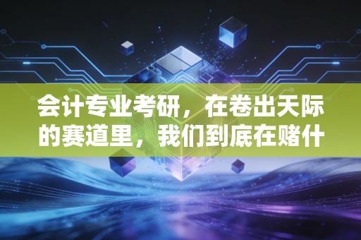 会计专业考研,在卷出天际的赛道里,我们到底在赌什么?