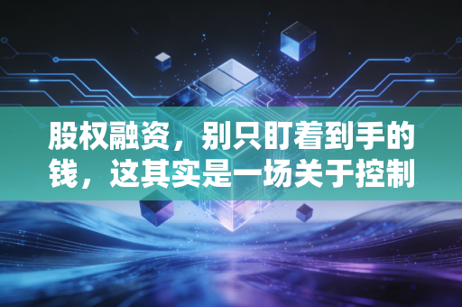 股权融资，别只盯着到手的钱，这其实是一场关于控制权与未来的豪赌