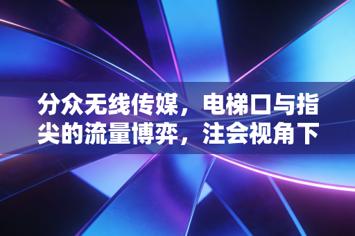 分众无线传媒,电梯口与指尖的流量博弈,注会视角下的商业护城河与审计迷局