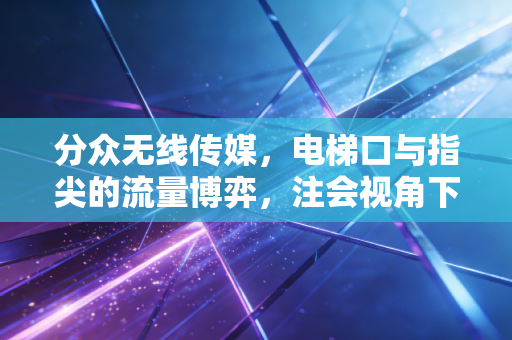 分众无线传媒，电梯口与指尖的流量博弈，注会视角下的商业护城河与审计迷局