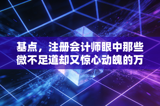 基点,注册会计师眼中那些微不足道却又惊心动魄的万分之一