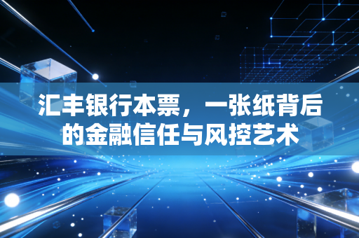 汇丰银行本票，一张纸背后的金融信任与风控艺术