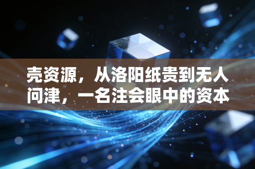 壳资源,从洛阳纸贵到无人问津,一名注会眼中的资本江湖变迁