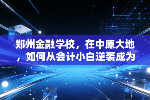 郑州金融学校，在中原大地，如何从会计小白逆袭成为行业精英？