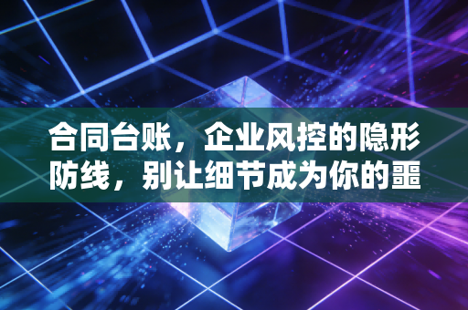 合同台账，企业风控的隐形防线，别让细节成为你的噩梦