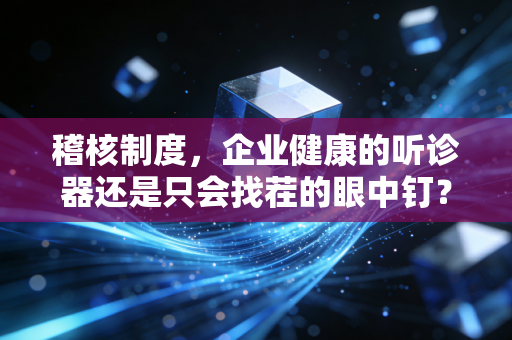 稽核制度，企业健康的听诊器还是只会找茬的眼中钉？