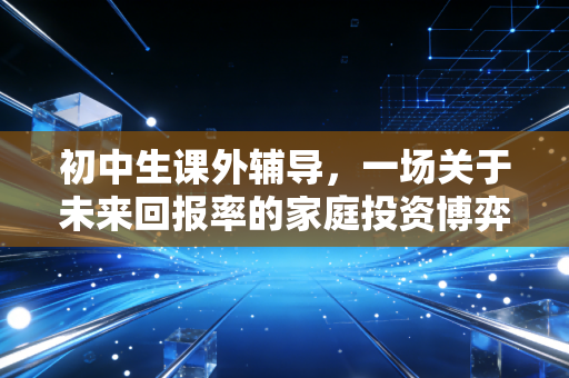 初中生课外辅导,一场关于未来回报率的家庭投资博弈与理性突围