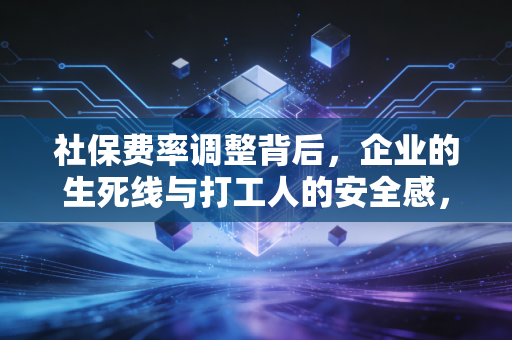 社保费率调整背后,企业的生死线与打工人的安全感,这笔账到底该怎么算?