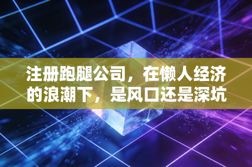 注册跑腿公司，在懒人经济的浪潮下，是风口还是深坑？
