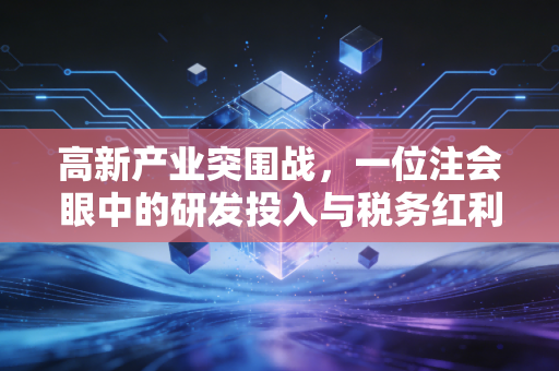 高新产业突围战,一位注会眼中的研发投入与税务红利